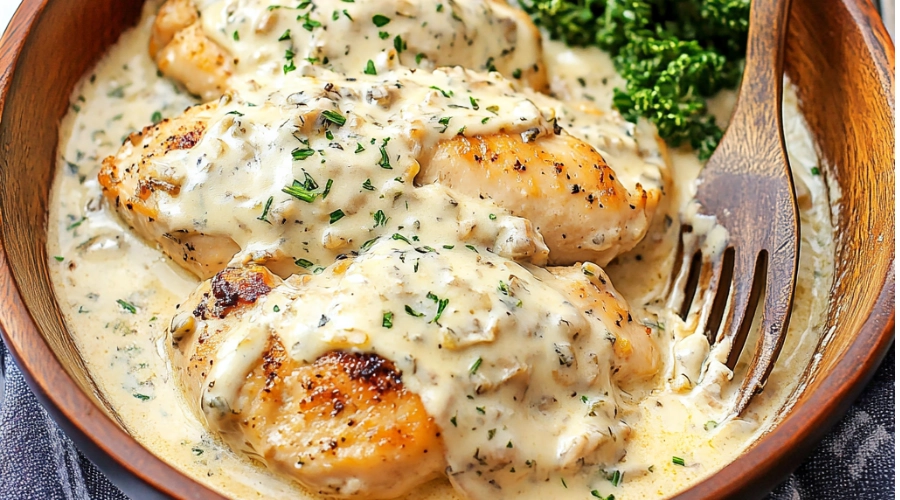 Creamy Garlic Cream Cheese Chicken