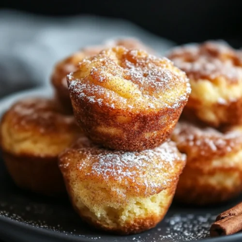 Cinnamon Sugar French Toast Muffins