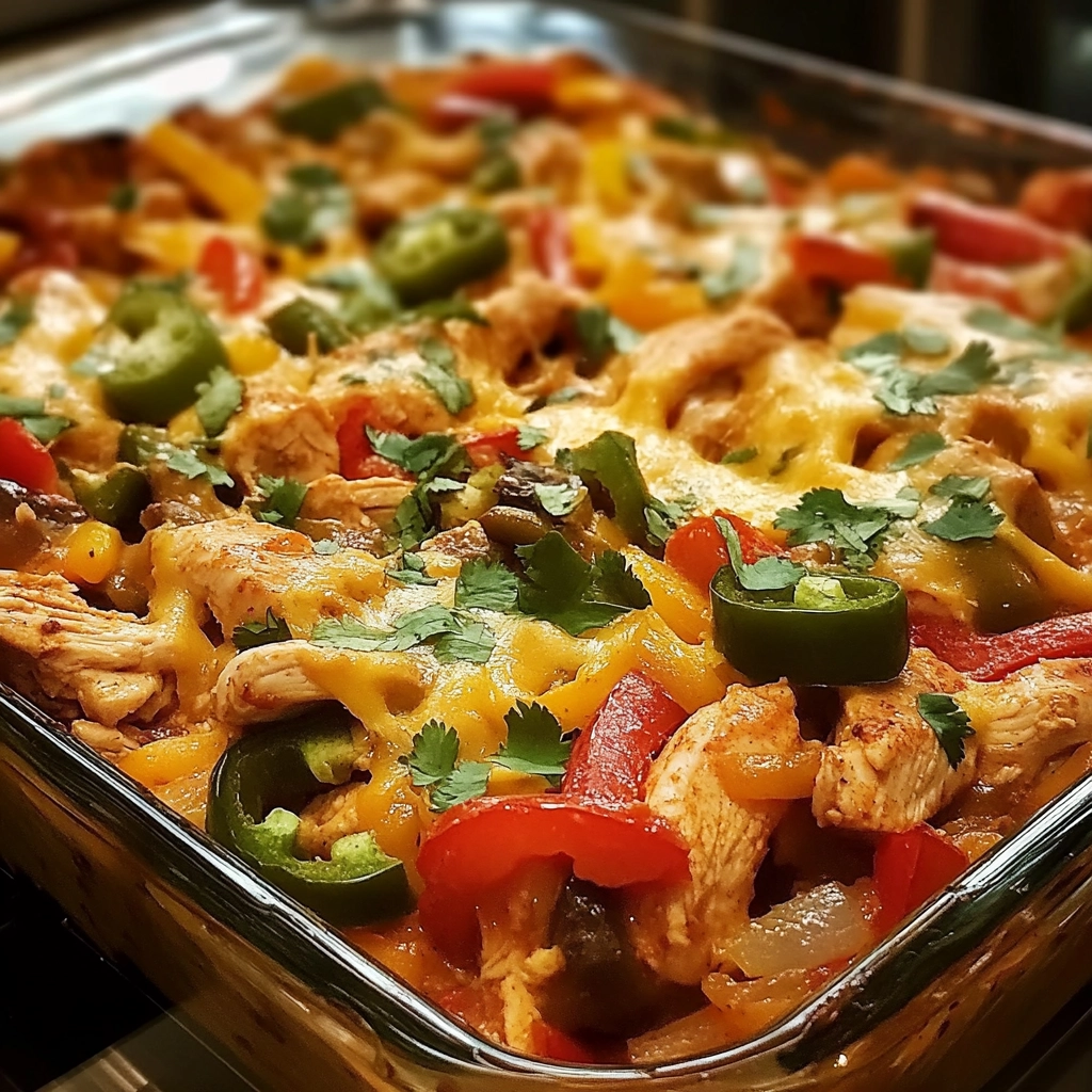 Fajita Chicken Casserole