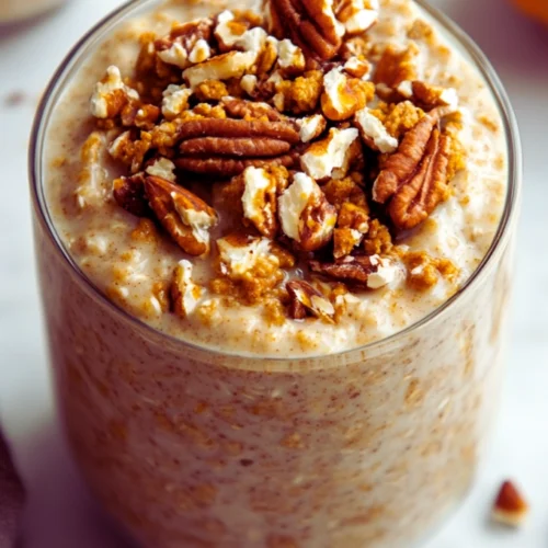 Pumpkin Pie Overnight Oats