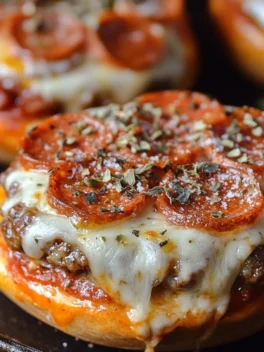 Crockpot Pizza Burgers